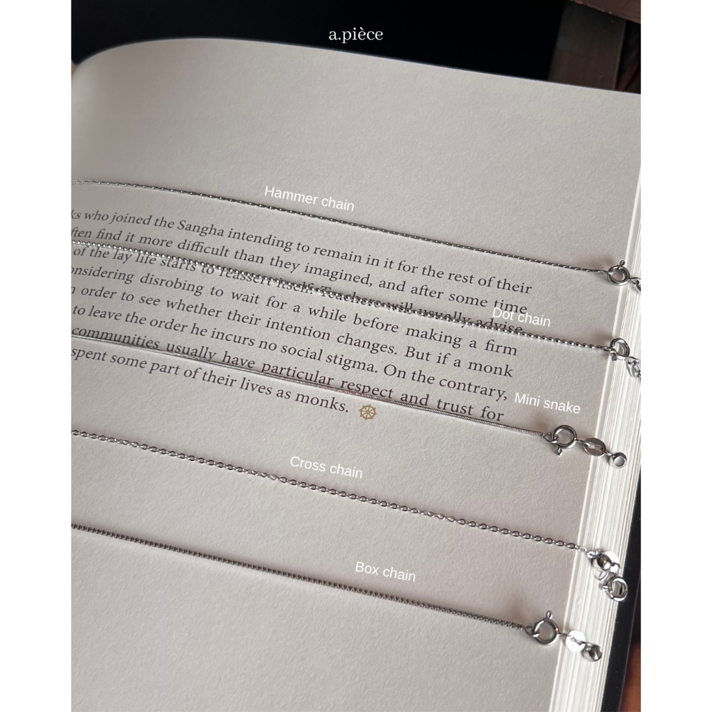A.piece กำไลแสตนเลส (waterproof) : [stainless steel] กำไลเปล่า Simple bracelet - รูปที่ 2