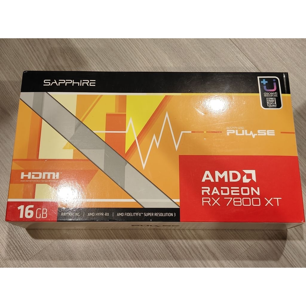 Rx 7800 Xt 16GB Sapphire Pulse ประกันเหลือ