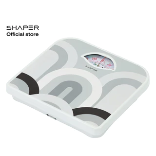 Shaper เครื่องชั่งนำหนักบุคคล แบบสปริง MS-CalmWave Gray