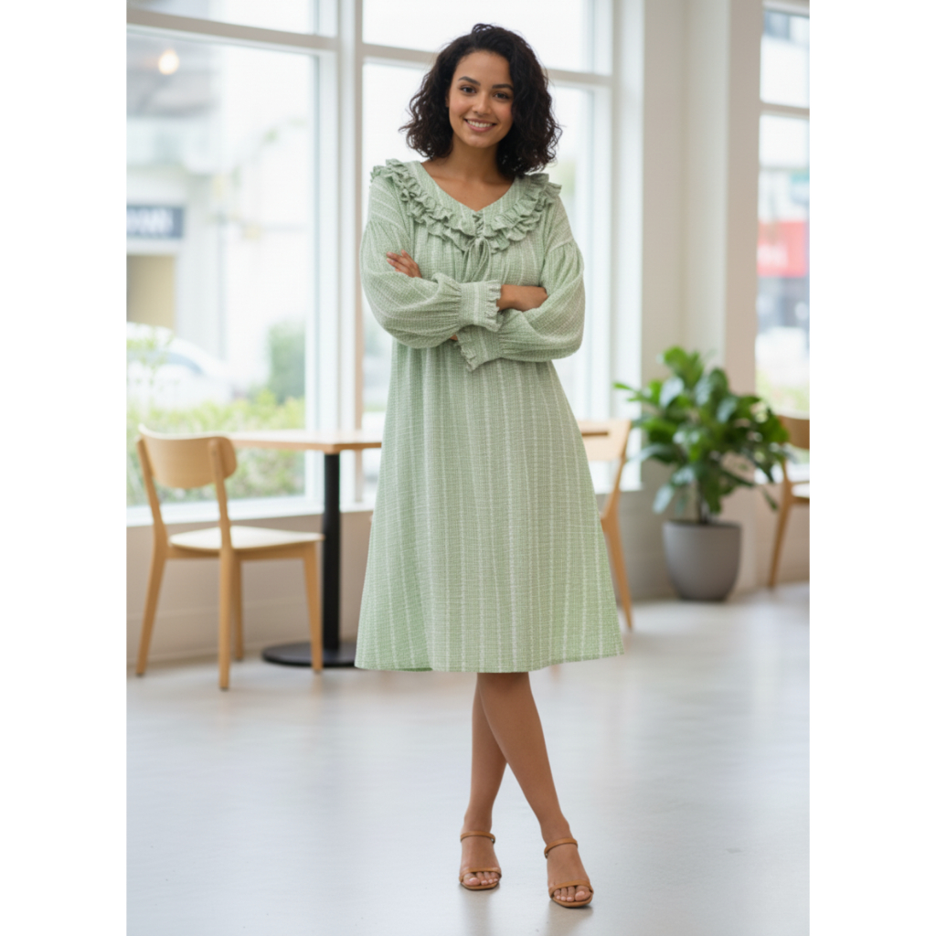 TANGO TANGERINE - DADA DRESS เดรสสั้นทรงหลวม