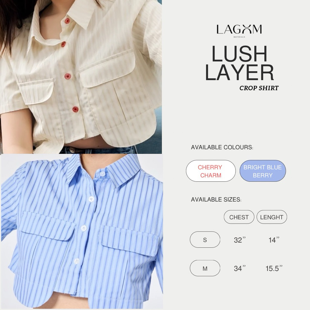 Lush Layer Crop Shirt - Lagommaterials