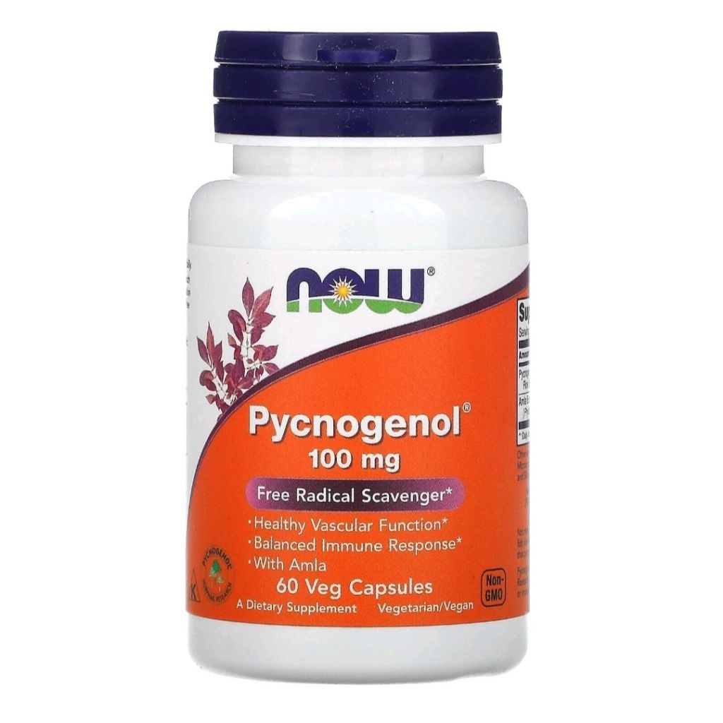 NOW Foods, Pycnogenol, 100 mg, 60 Veg Capsules