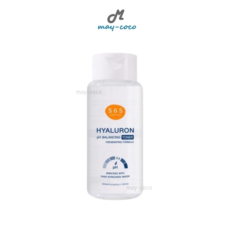 ถูก/แท้/มีไลฟ์ โทนเนอร์ SOS Hyaluron pH Balancing Toner เอะสึโอเอะสึ โทนเนอร์ไฮยาลูรอน ปรับสมดุลผิว ผิวอิ่มน้ำ ชุ่มชื้น