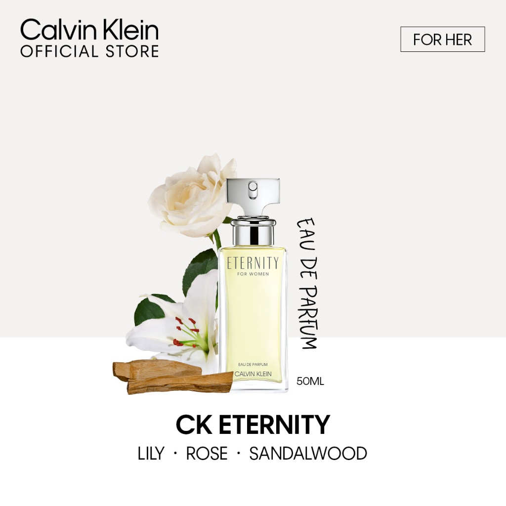 Calvin Klein Eternity For Women Eau De Parfum 50ml l 100ml - EDP For Her (Female Perfume)