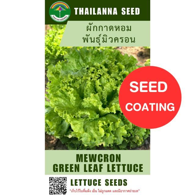เมล็ดพันธุ์ผักสลัด ผักกาดหอม พันธุ์มิวครอน ( ขนาด 0.5 กรัม ) ( เมล็ดเคลือบ ) รหัสสินค้า SSC 1031