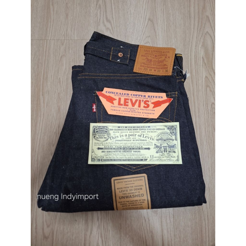 Levis201 XX bigE LVC1937 made in usa (deadstock)