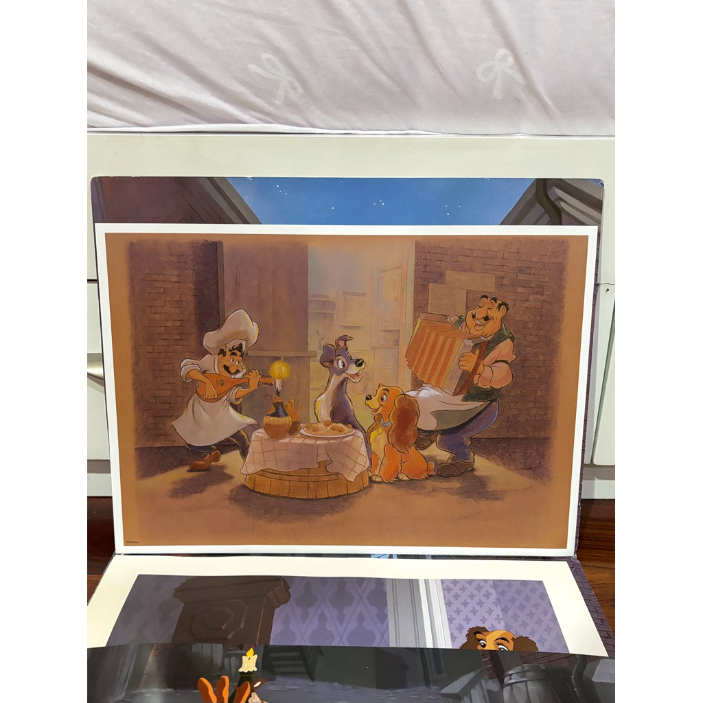 🐾✨รูปลิขสิทธิ์ Lady and the Tramp ปั๊ม©️Disney