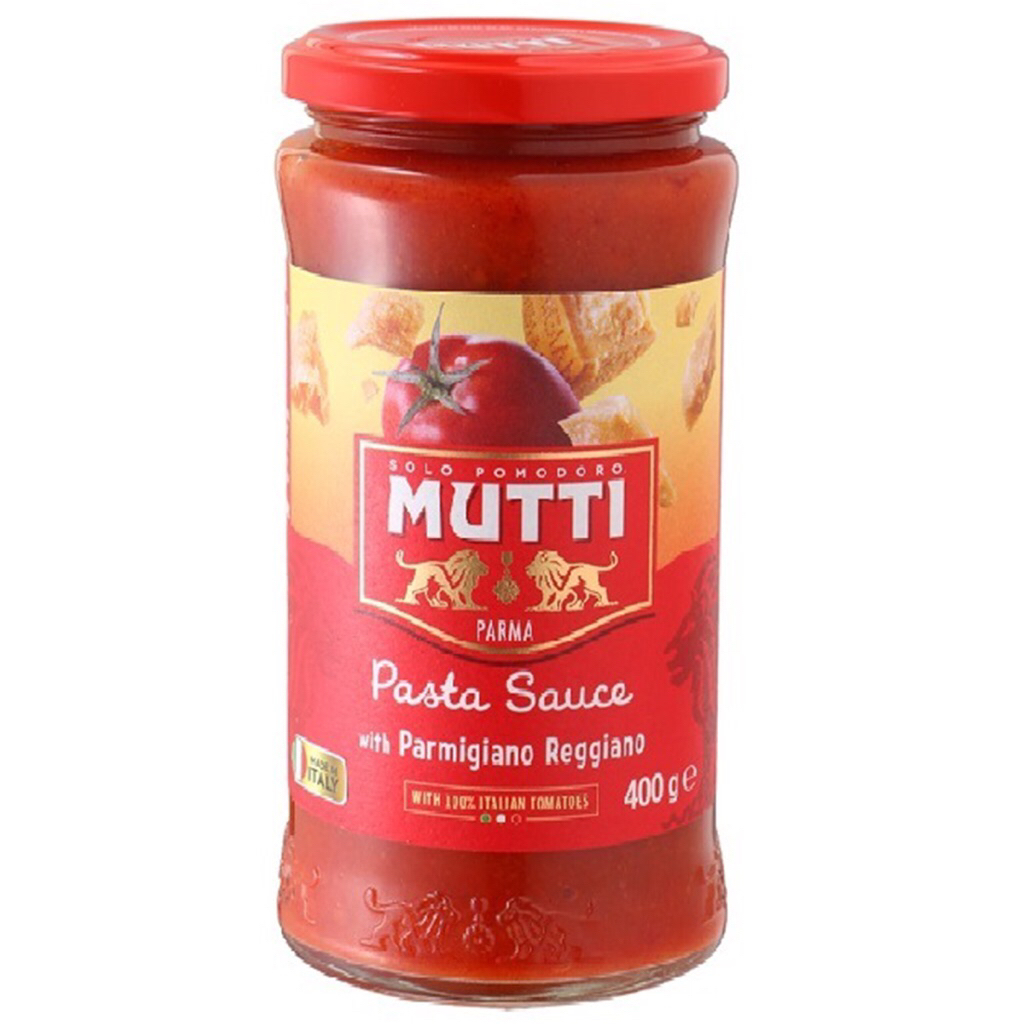 Mutti ซอสพาสต้าใส่ชีสพาร์เมซาน 400 กรัม | Mutti Pasta Sauce with Parmigiano Reggiano 400g