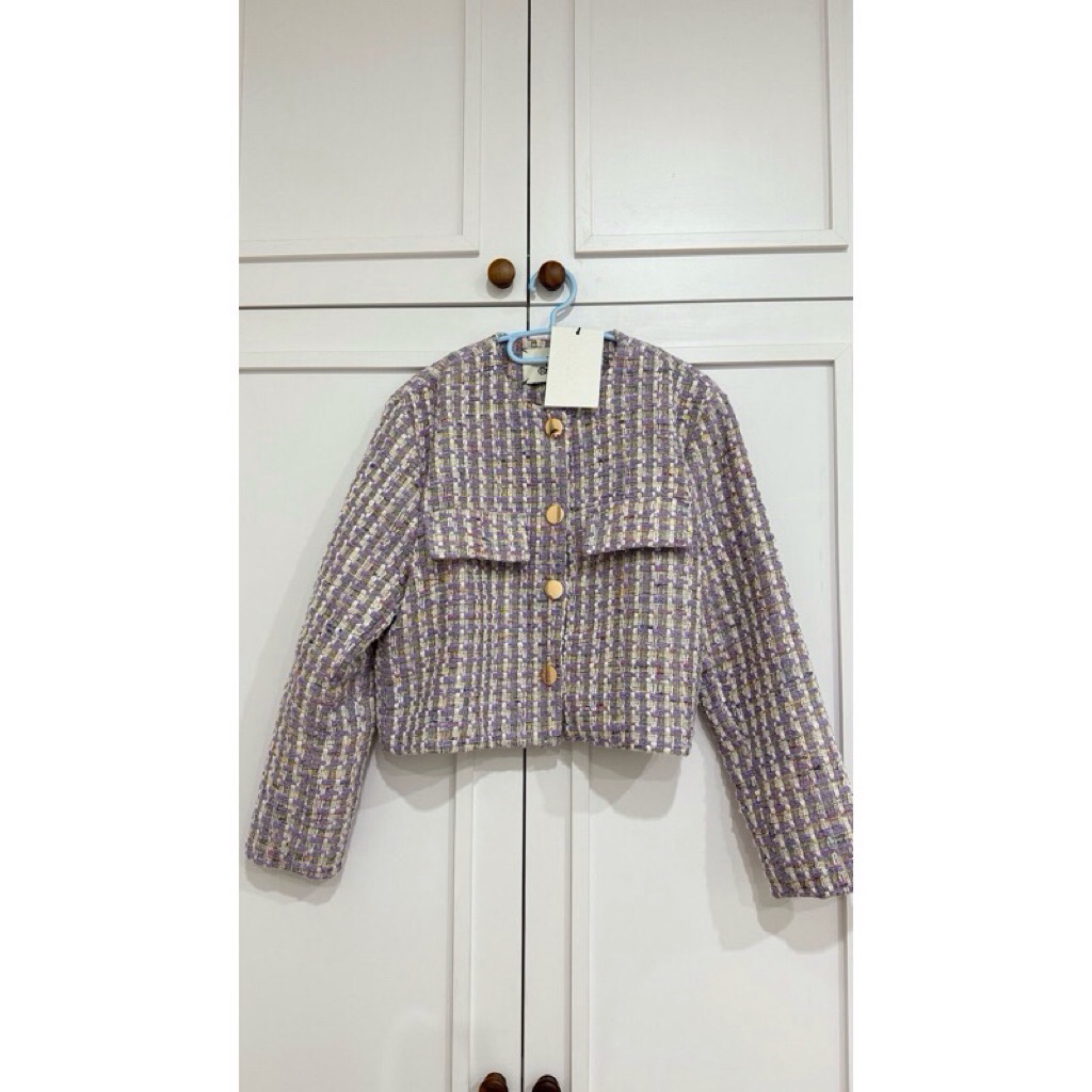 ส่งต่อBNK Brand milan สีpurple เสื้อคลุม