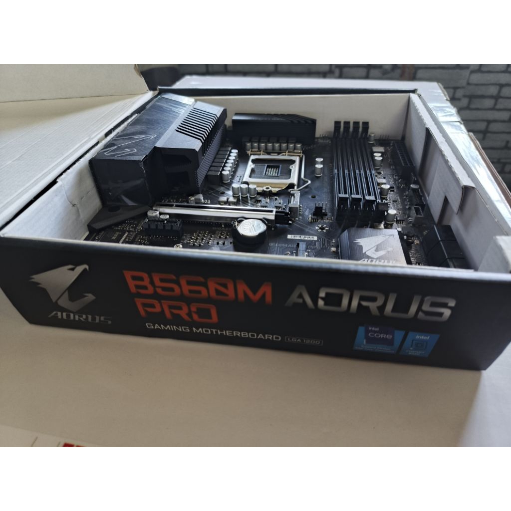 *** มือสอง *** CPU: I5 11400 (ตัว CPU ไม่มีกล่อง ไม่มีซิงค์ลม)MB: B560 Aorus Pro (rev1.1) ขายทั้งเซ็