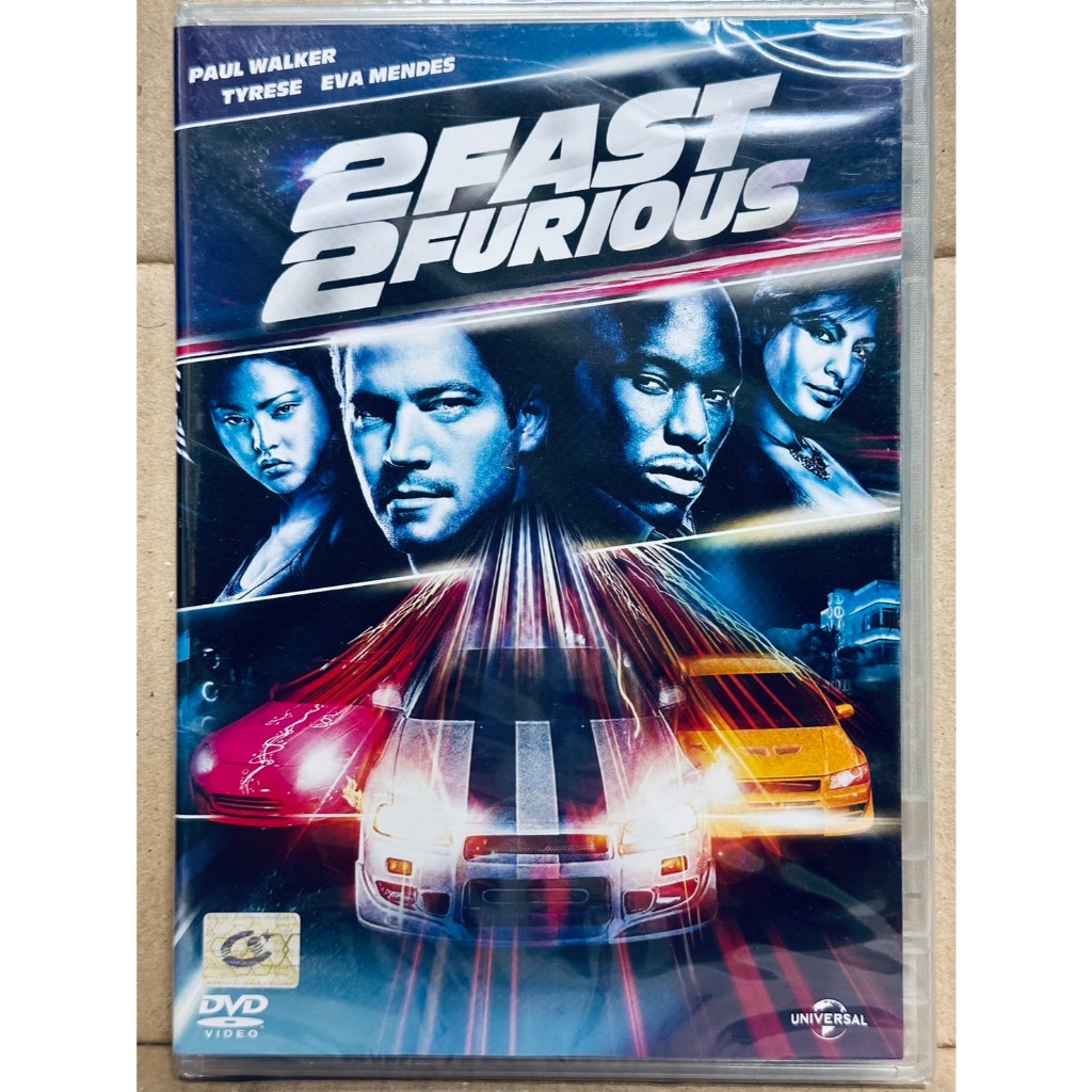 DVD : 2 Fast 2 Furious (2003) เร็วคูณ 2 ดับเบิ้ลแรงท้านรก " Paul Walker, Tysese, Eva Mandes "