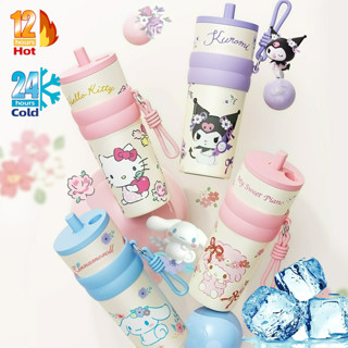 ⚡พร้อมส่ง⚡แก้วเก็บความเย็น เย็น แบบมีหลอดดูดน้ำ 710ML สแตนเล…