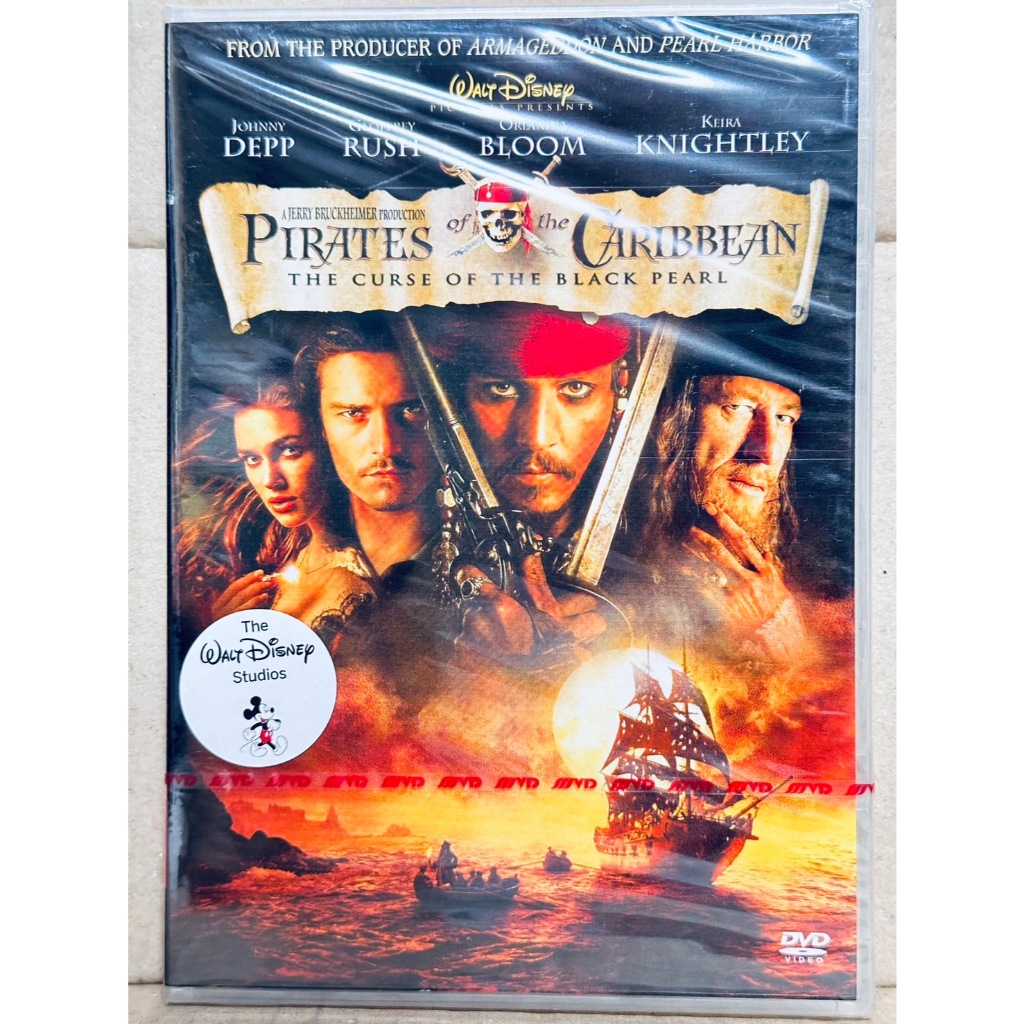 DVD : Pirates of the Caribbean 1 The Curse of the Black Pearl (2003)