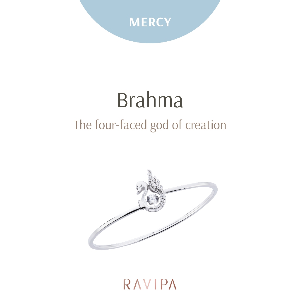 Ravipa | The Four-Face Swan Bangle - กำไลข้อมือ
