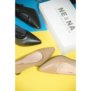 รองเท้าเเฟชั่นผู้หญิงเเบบคัชชูส้นปานกลาง No. 688-83 NE&NA Collection Shoes