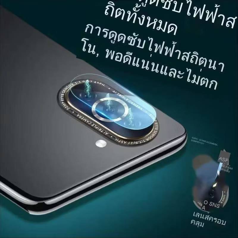 ส่งไว ร้านไทย ฟิล์มกระจกกันรอยเลนส์กล้อง3D เต็มเลนส์ สำหรับ Redmi 14C - รูปที่ 4