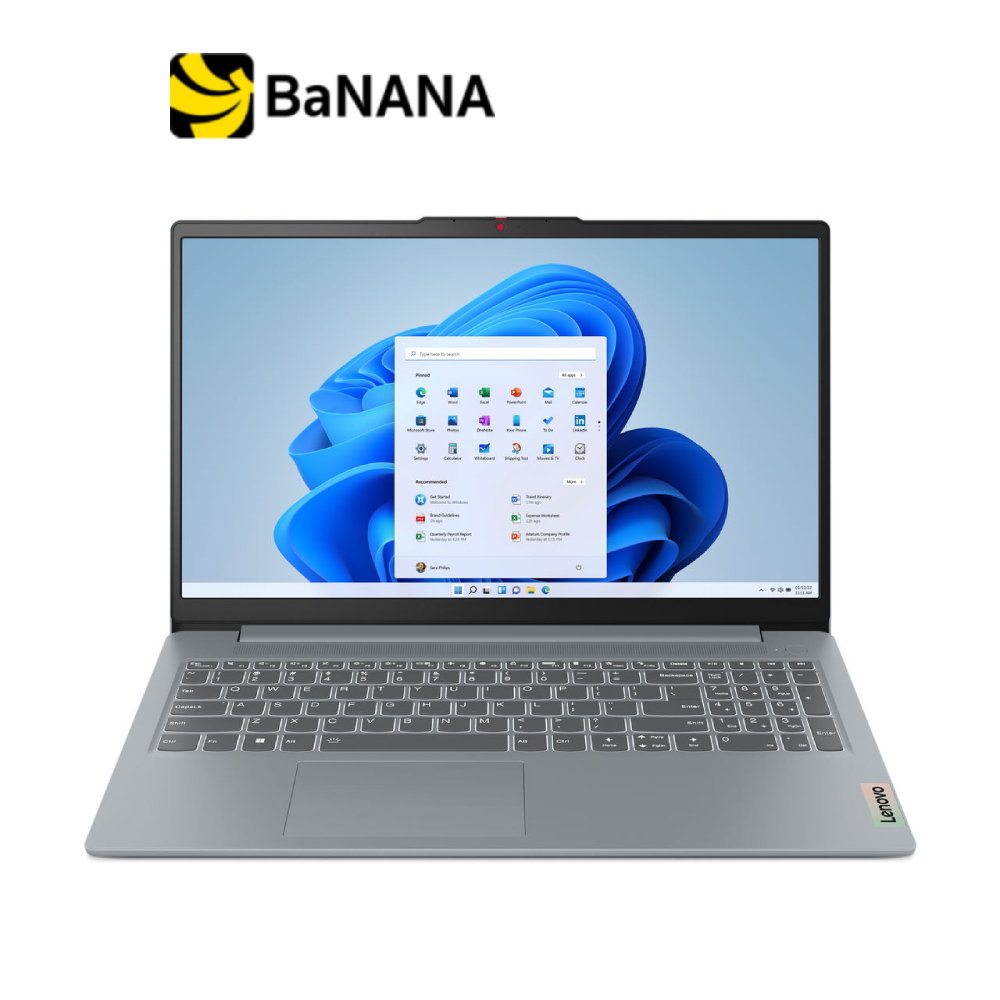 โน๊ตบุ๊ค Lenovo IdeaPad Slim 3 15AMN8-82XQ00T4TA Grey by Banana IT