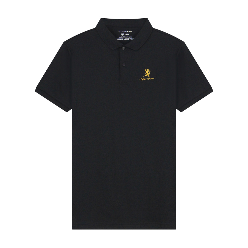 GIORDANO เสื้อโปโลชาย Men's Slim Liquid Touch Polo 01015233
