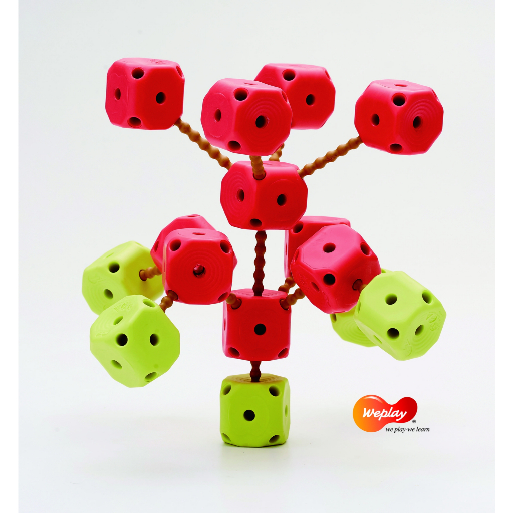 NANMEEBOOKS ตัวต่อแอปเปิลพัฒนาทักษะการคิด Weplay AppleLinks KF0012