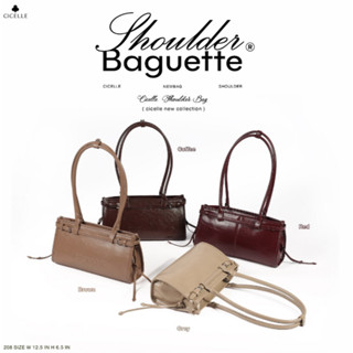 #208   Shoulder Bagแบรนด์ CICELLE (ซี-เซล)    สไตล์ Modern L…
