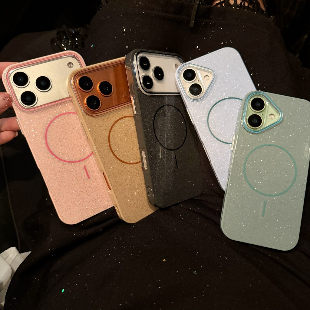 เคสกากเพชร สำหรับรุ่น ไอโฟน17；pro；max for iPhone 17promax；16；pro；max；15；pro；max ；14；pro；max；13；pro；max；11；12；pro；max