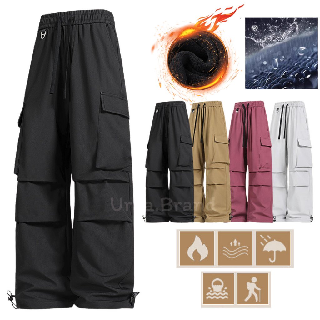 กางเกงขายาวบุขน กันน้ำ กันหิมะ กันลม กางเกงกันน้ำ ใส่เล่นสกีได้ กันนหาวติดลบ Fuji Ski Snow Pant Water Proof Unisex