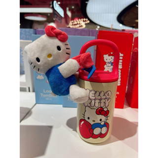 แก้วน้ำเก็บอุณหภูมิ  400ml Sanrioแท้งานCentral แถมตุ๊กตาห้อย…