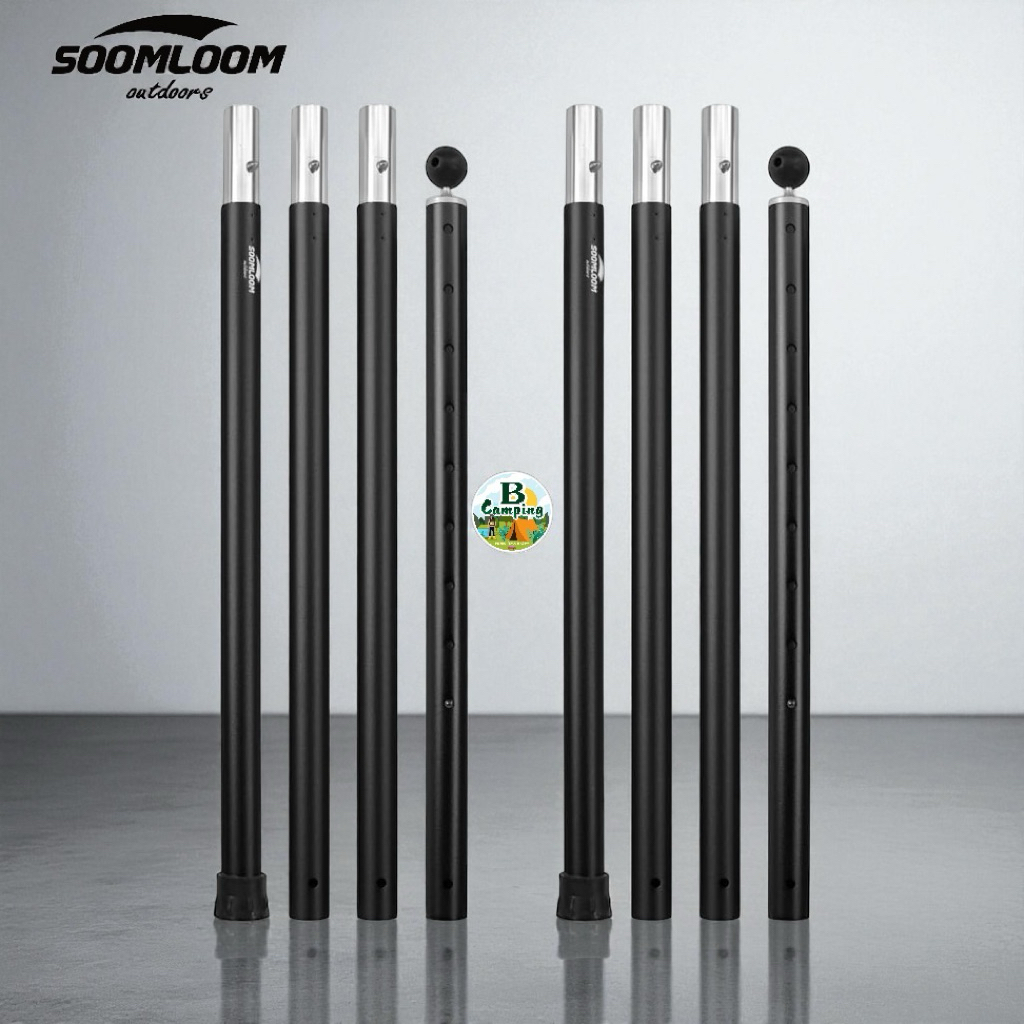 Soomloom A6061 Aluminum Pole เสาทาร์ป อลูมิเนียม นำเข้าจากญี่ปุ่น เเข็งเรง ทนทาน