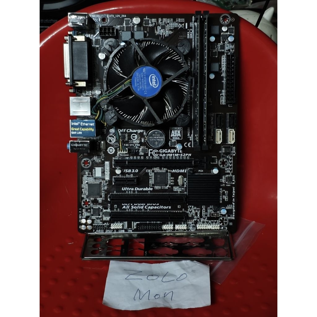 i3 4170 +mb + ram 6g ddr3 bus 1333