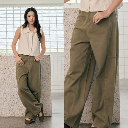 Osa curve pants  by MAMIL