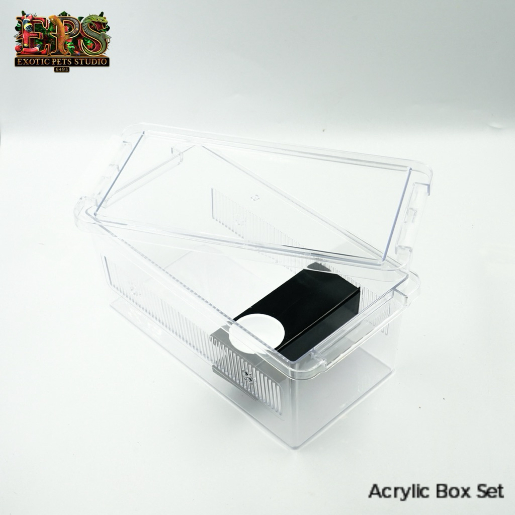 Acrylic Box กล่องอะคริลิก เลี้ยงสัตว์อเนกประสงค์ สำหรับงู ตุ๊กแก และสัตว์เล็ก