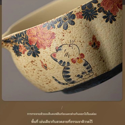 Matcha Setชุดชงมัทฉะญี่ปุ่นโบราณ ถ้วยเซรามิกสีแดงฟลินท์สุดหรู ดีไซน์พรีเมียมสำหรับคนรักชา - รูปที่ 5