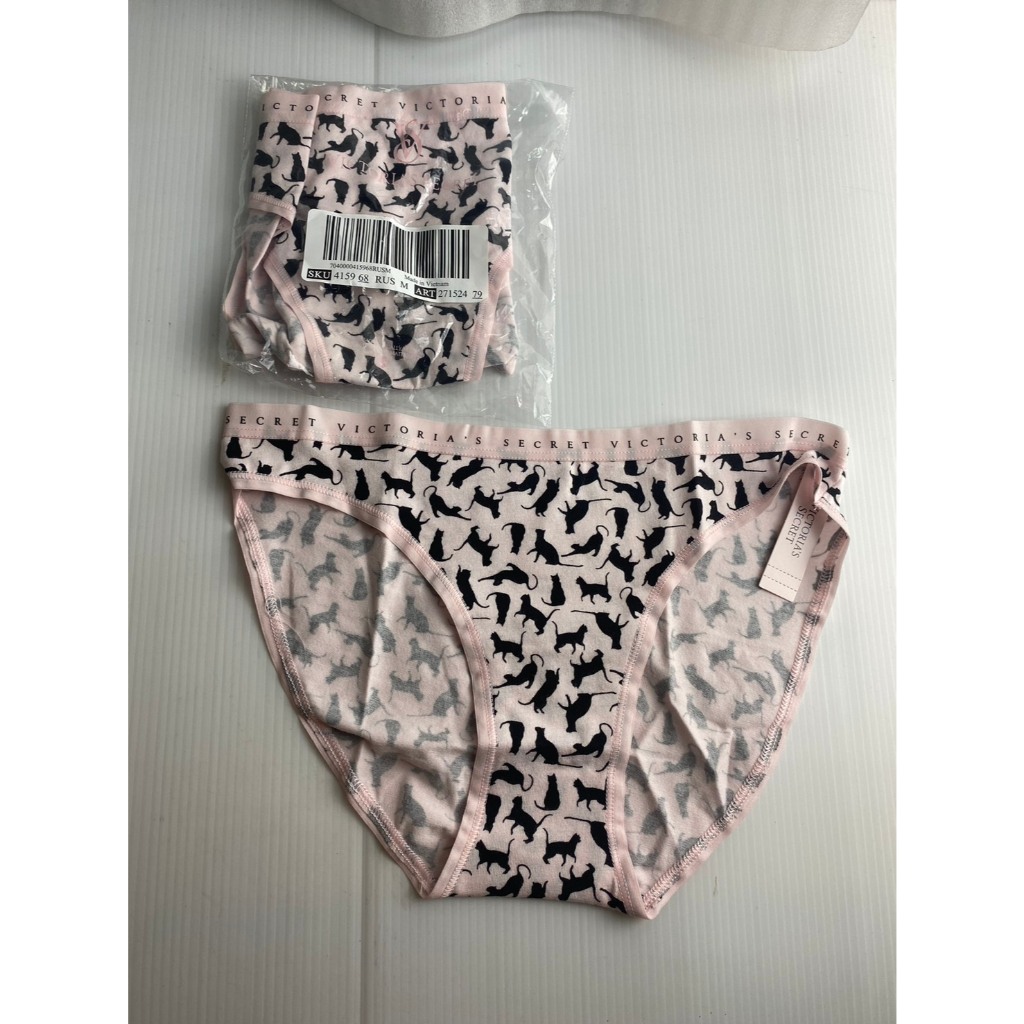กางเกงใน วิคเตอเรีย ซีเครต Victoria's Secret Stretch รุ่น Cotton Bikini Panty แพต us