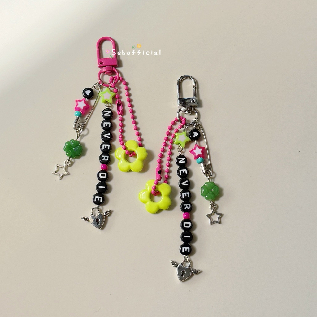 Sebofficial | keychain | พวงกุญแจ พวงกุญแจห้อยมือถือ ห้อยกระเป๋า Neverdie