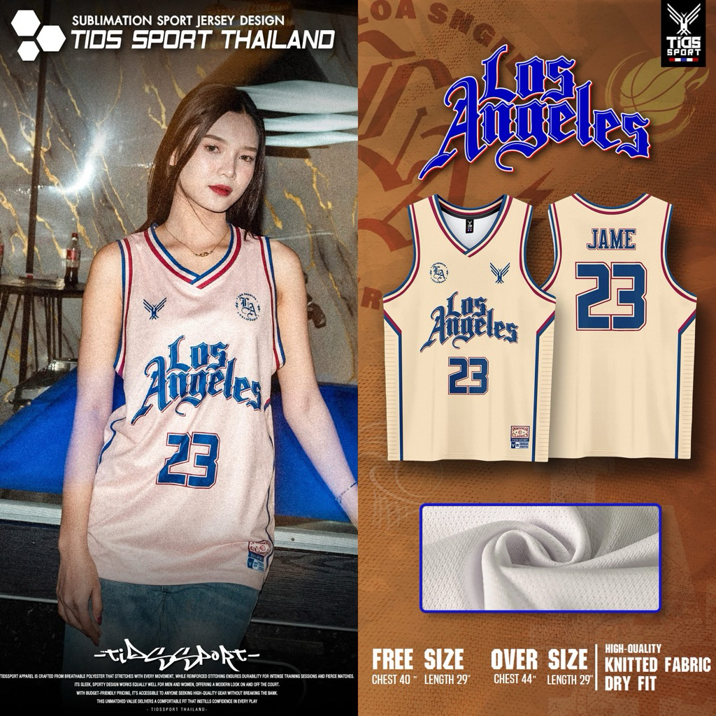 เสื้อกล้ามบาส LOS ANGELES  LA 🏀