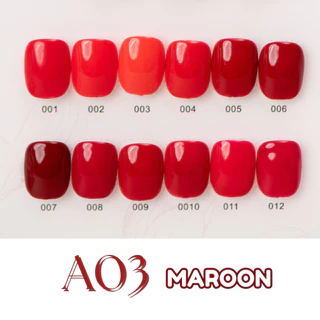 สีเจลโทนสีแดง Organail Triangle *A03* Maroon 15 ML [TPO free , Hema free,TMPTA free]