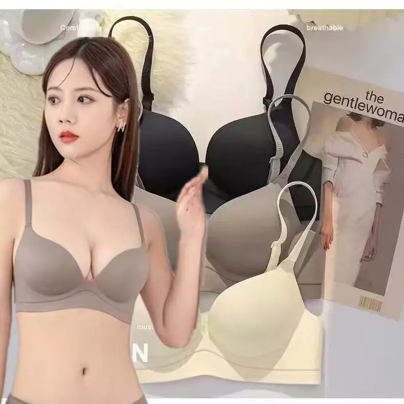 💖พร้อมส่ง💖 เสื้อชั้นใน ผู้หญิง บราไร้โครง เสื้อในไร้ขอบ ฟองหนา ดันดูม ทรงสวย ราคาถูก เนื้อผ้าอ่อนโยนต่อผิวนุ่มสบายสุดๆ