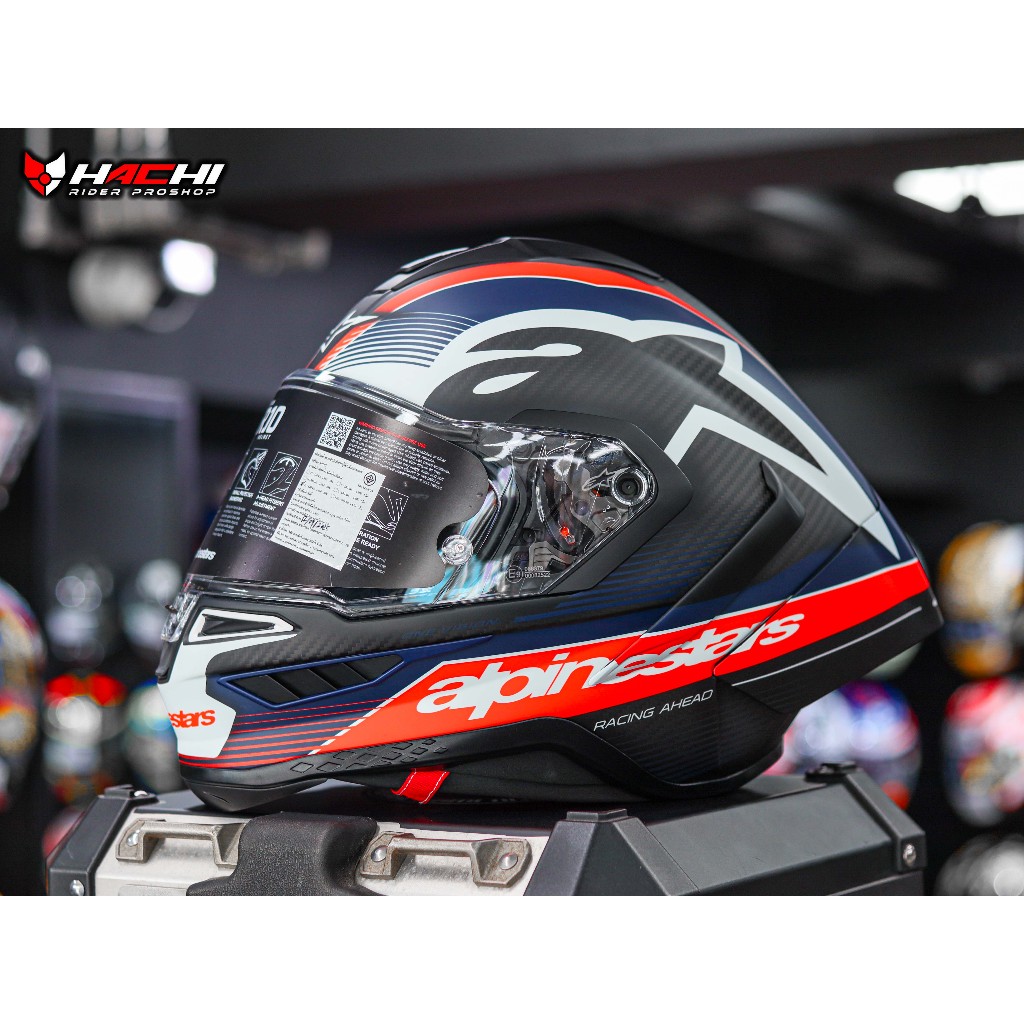 ALPINESTARS SUPERTECH R10 - Team Red Fluo/Blue Matt