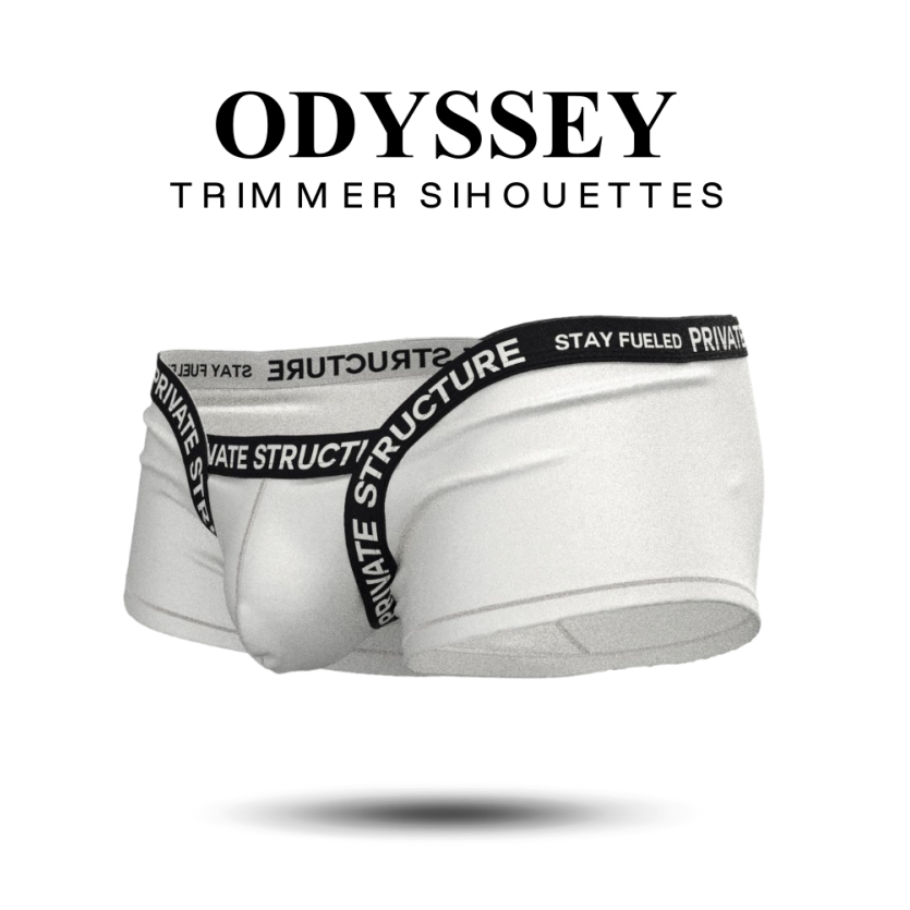 Private Structure กางเกงชั้นในชาย รุ่น Essence Odyssey Fundoshi Trunk – Chalk White [4819]