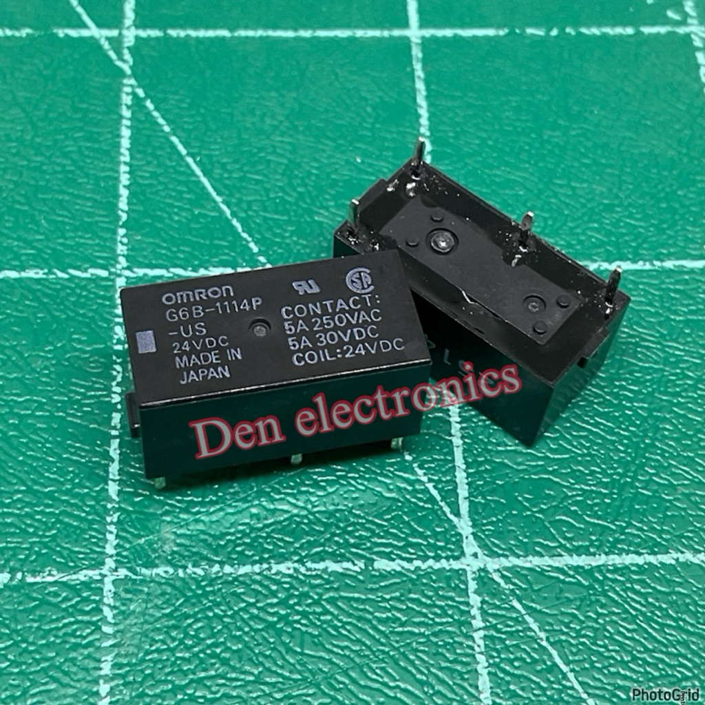 รีเลย์ G6B-1114P-US 5VDC 24VDC relay G6B พร้อมส่ง ของใหม่