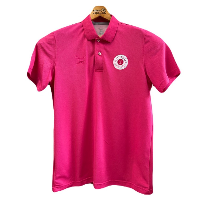 เสื้อกีฬา ปกโปโล ผู้ชาย อก42 ไหล่16 ยาว30 ยี่ห้อ FBT Size L มือสอง (Zen010)