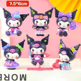 🔥พร้อมส่ง🔥โมเดลซานริโอ้ คุโรมิ Sanrio Kuromi ตุ๊กตาฟิกเกอร์ สําหรับตกแต่งเค้ก ของแต่งบ้าน ตกแต่งรถยนต์