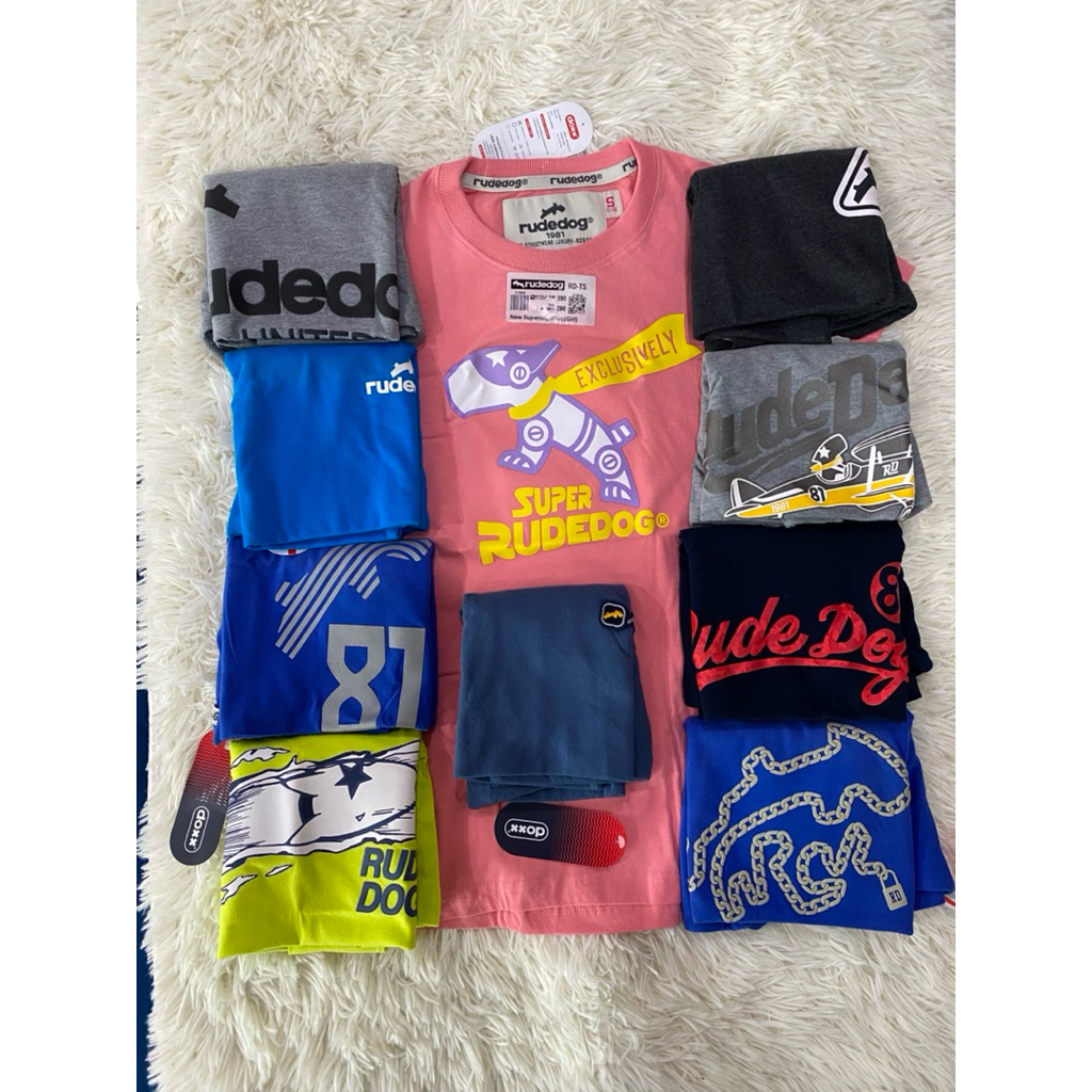 เซล เสื้อยืดแขนสั้น Rude dogแท้ ไซด์ sหญิง อก32ยาว23.5