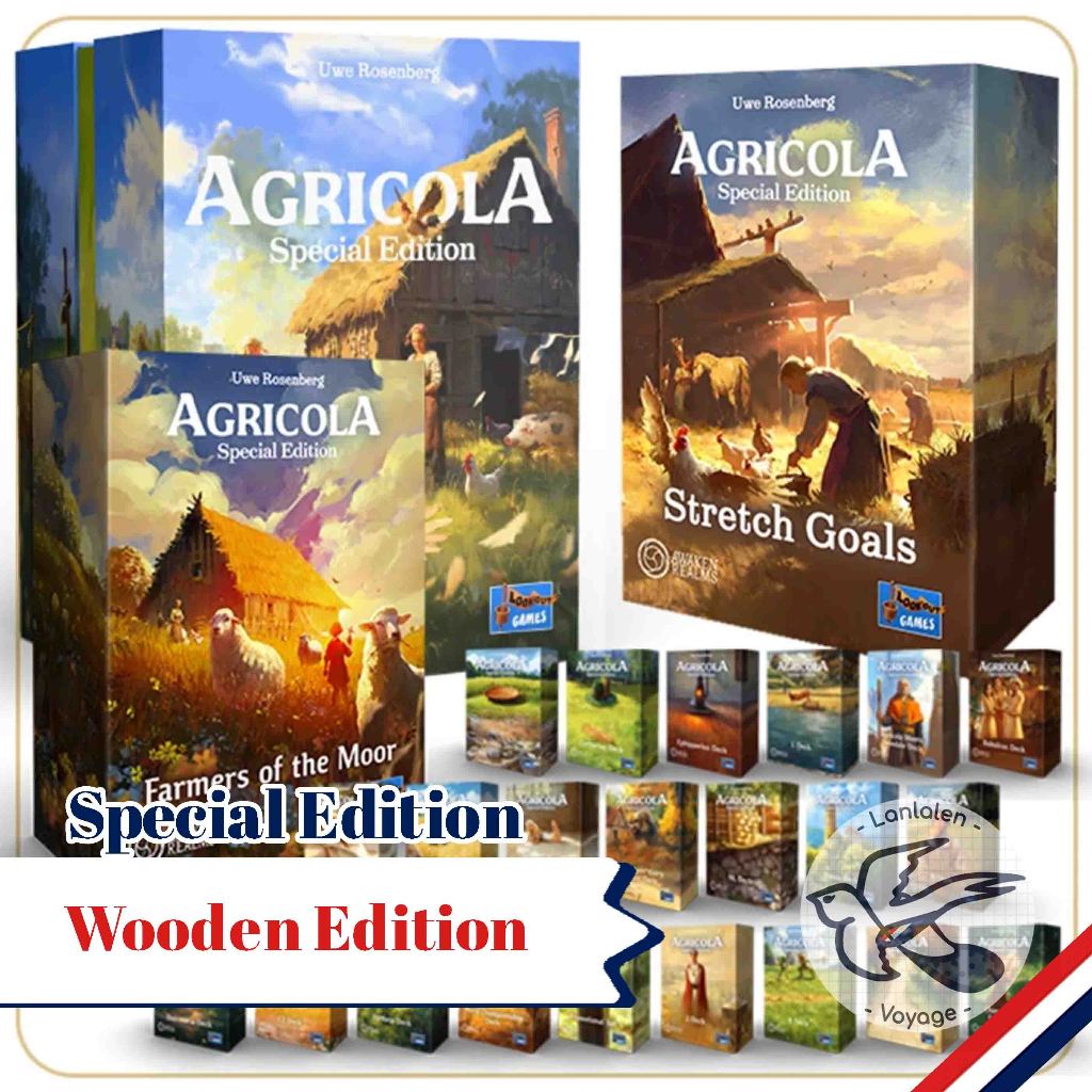 [Pre-Order] Agricola Special Edition - Standard Edition(Cardboard Edition)/Special Edition(Wooden Ed