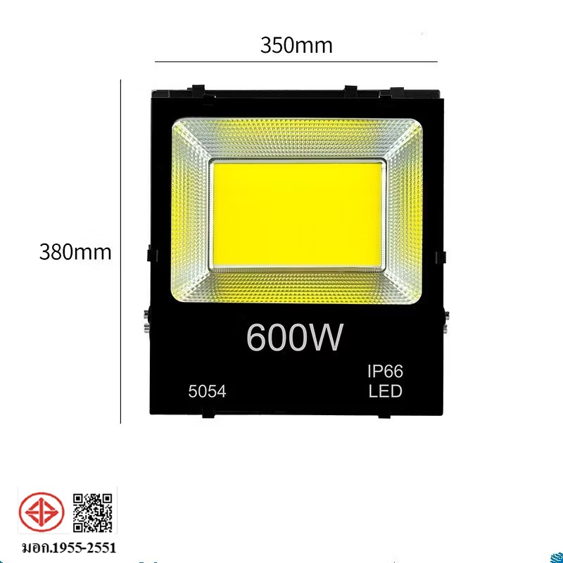 XML สปอตไลท์ ไฟสว่าง Spotlight LED 300W/400W/500W/600W COB AC 220V (ใช้ไฟบ้าน220V) แสงขาว IP66 สว่าง