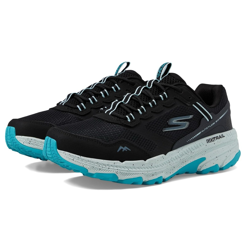Skechers GO RUN TRAIL ALTITUDE 2.0 (Black/Aqua) size 36
