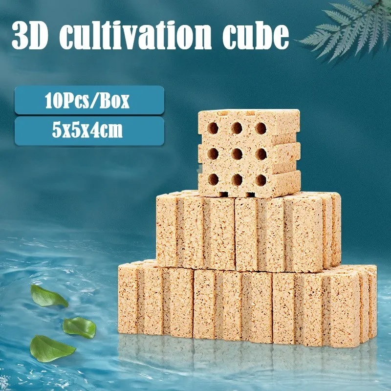 3D Probiotic Rubix’s Cube C-BAR วัสดุกรองชีวภาพ เซรามิคกรองน้ำ พรีเมียม 10 ชิ้น/กล่อง สำหรับตู้ปลา A
