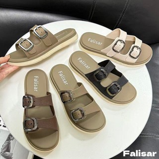 Falisar รองเท้าแตะผู้หญิง กันน้ำได้ แฟชั่นเกาหลี กันลื่น ส้น…