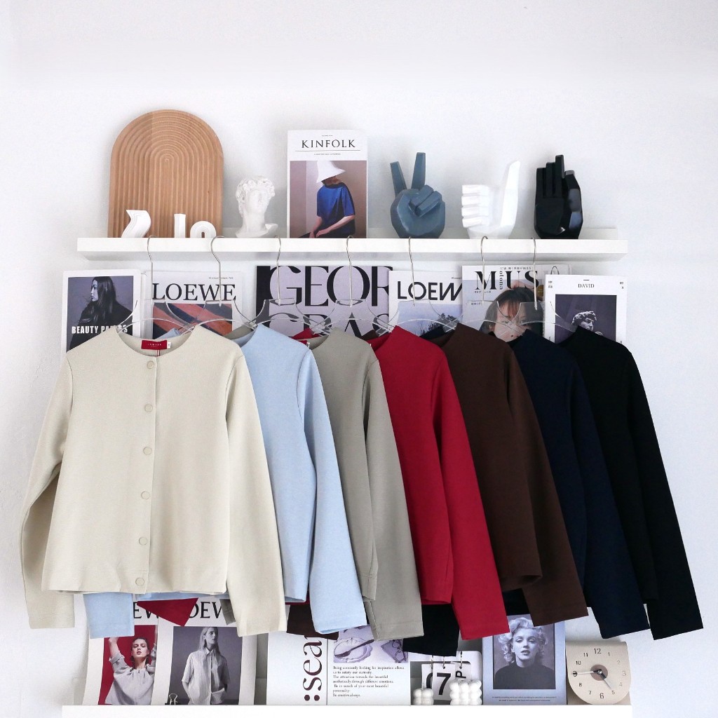 Lawyer Store I [724184] เสื้อแขนยาวผ้ายืด กระดุมแป๊ก ตามสีเสื้อ เสื้อเเขนยาว กระดุมใช้งานได้จริง เนื้อผ้าใส่สบาย รูปที่ 5