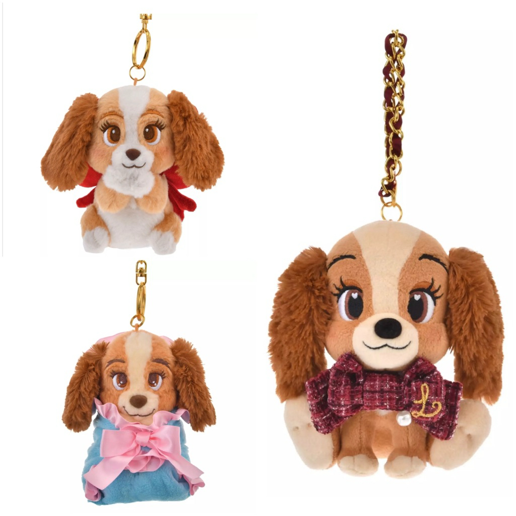 lady disney keychain (new) พร้อมส่ง พวงกุญแจเลดี้ นำเข้า lady and the tramp